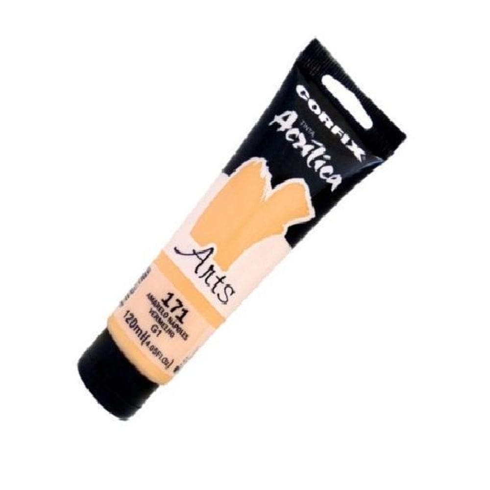 Tinta Acrílica Arts Amarelo Nápoles Vermelho 171