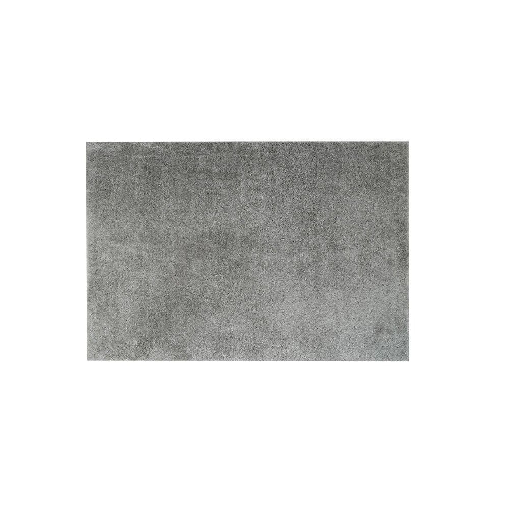 Tapete Majestic Jolitex 140X200Cm Macio Antiderrapante Cinza