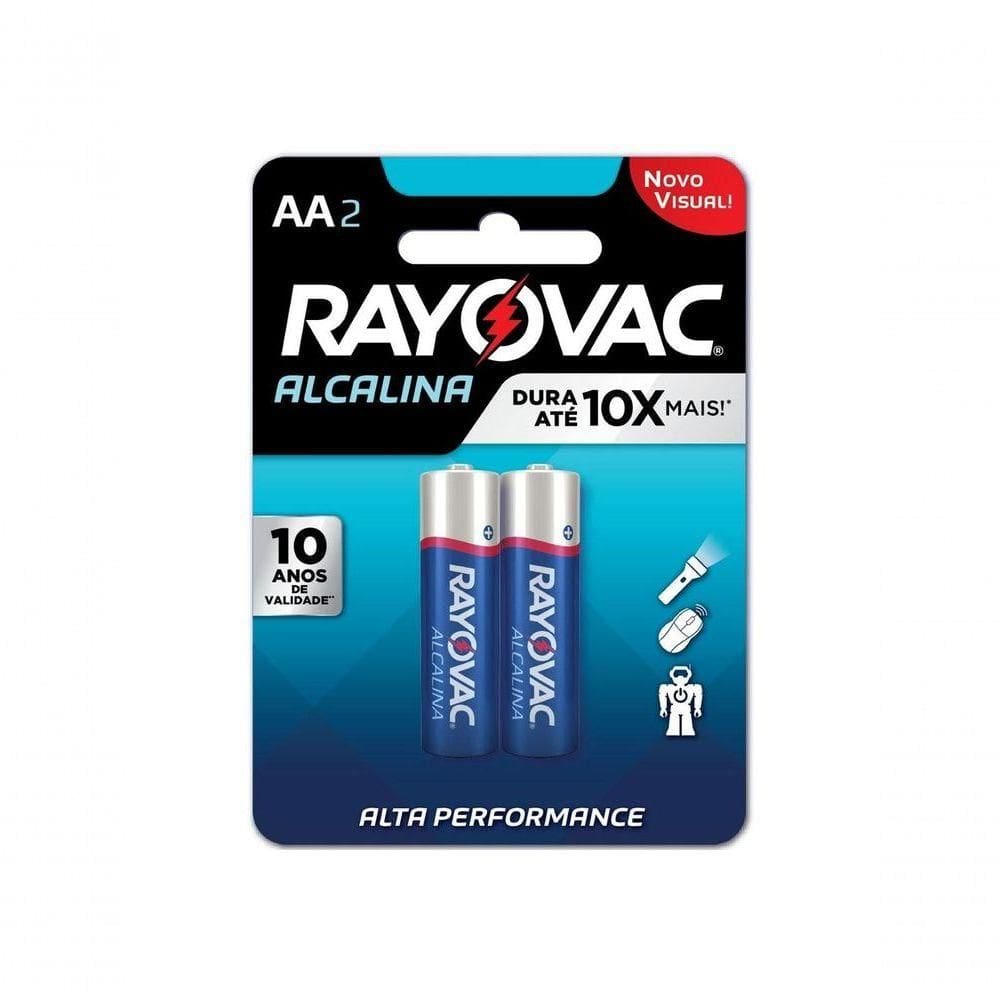 Pilha Alcalina Aa Com 2 20853