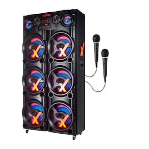 Caixa de Som Amvox ACA 5500 Paredão NewX Bluetooth TWS LED 5500W-2 Mic