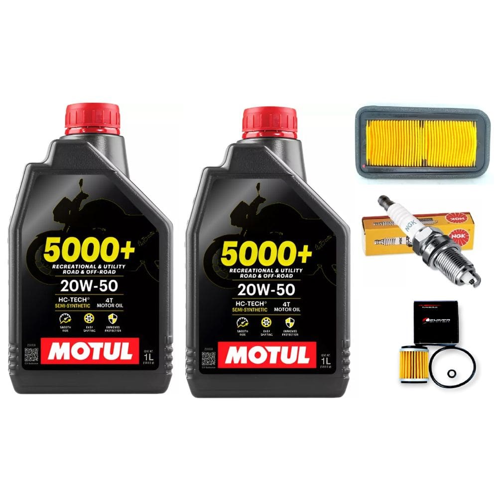 VELA IGNICAO DR8EA + 2l MOTUL 5000+ 20w50 + FILTRO AR FILTRAN + FILTRO OLEO FAZER LANDER TENERE 250