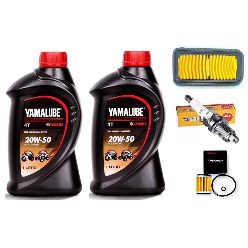 VELA IGNICAO DR8EA + 2l YAMALUBE 20w50 + FILTRO AR FILTRAN + FILTRO OLEO FAZER LANDER TENERÉ 250