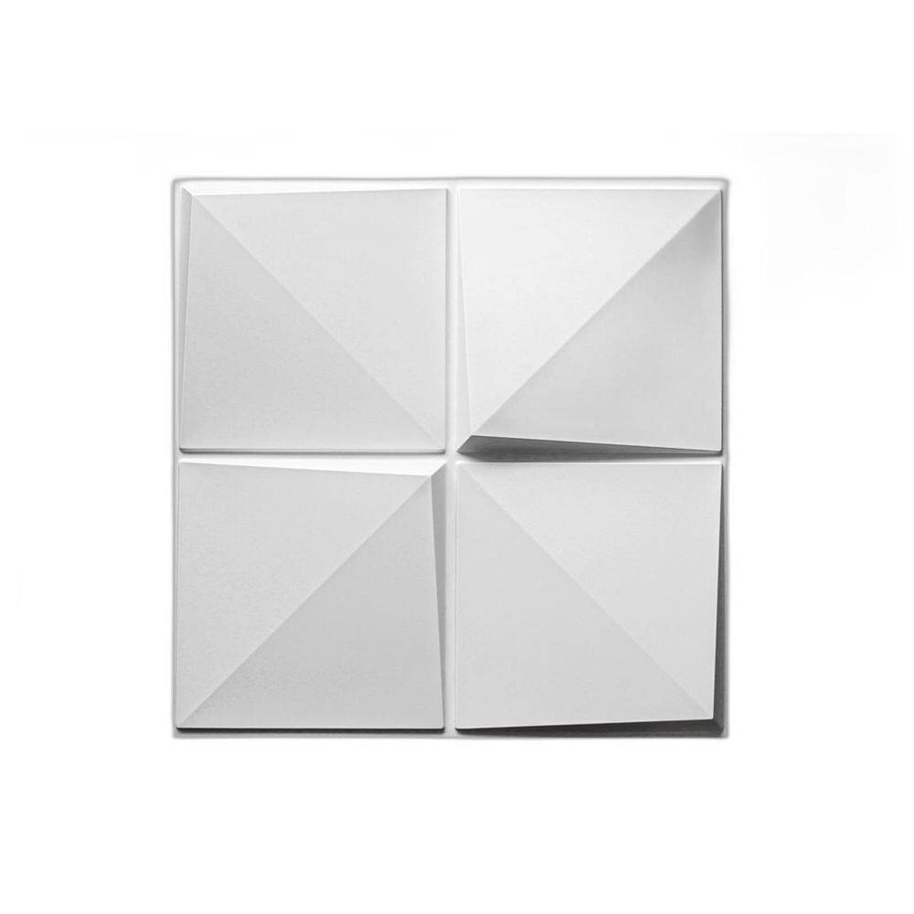 20 Placas Revestimento 3D Plástico 0,5Mm Luxo 50X50Cm Cubos