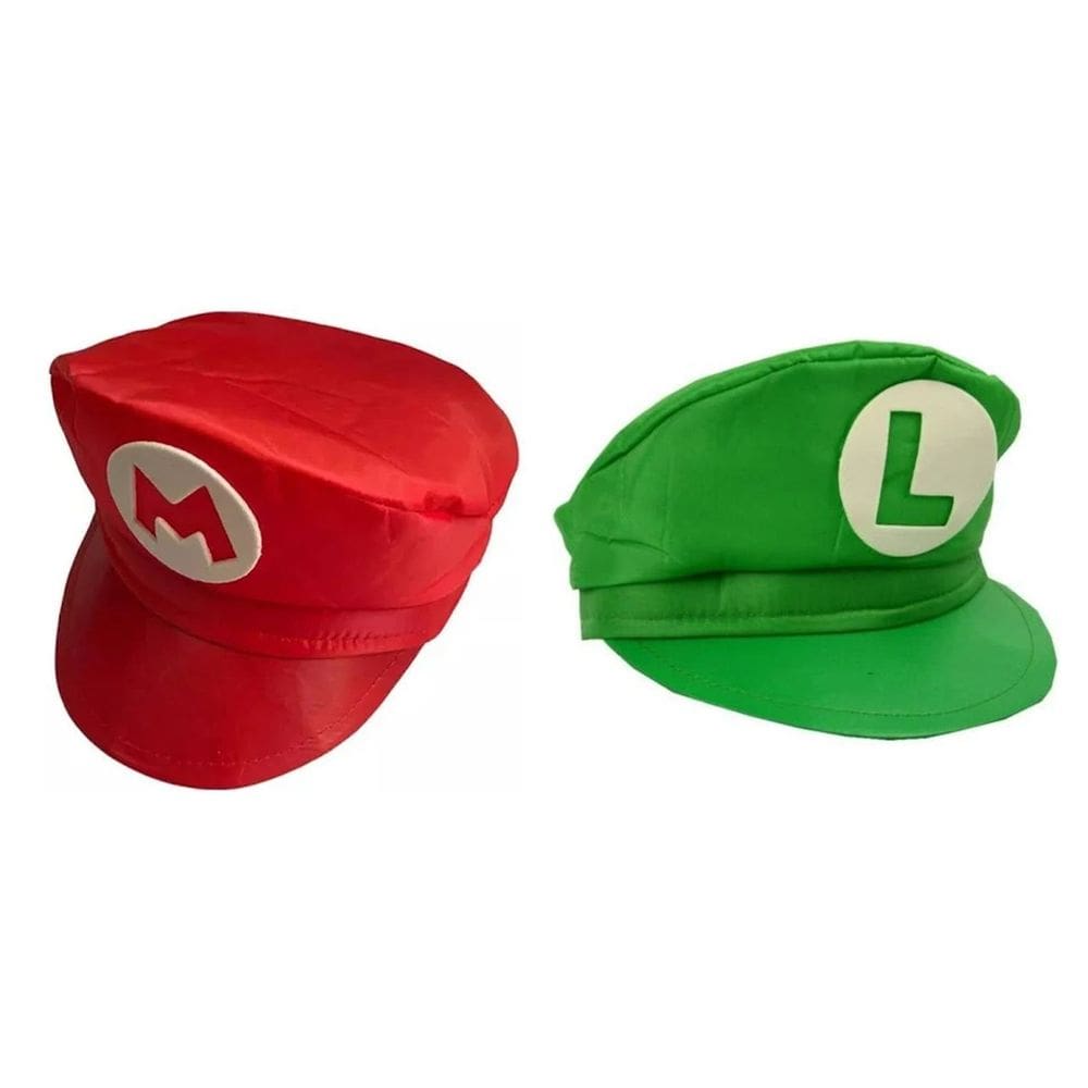 Quepe Infantil Encanador Mario Luigui Bros Festas Carnaval