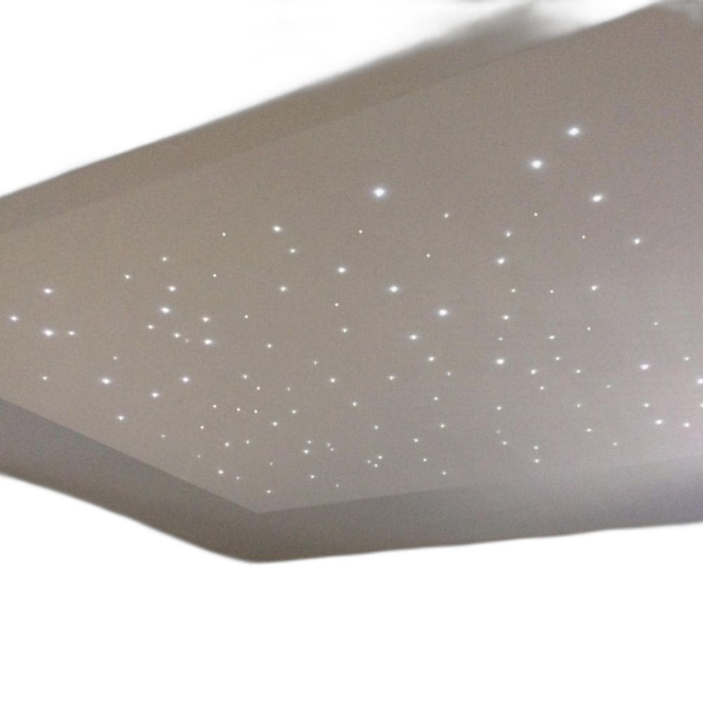 Kit Noite Estrelada Fibra Ótica 100 Pontos Estrelados Rgb