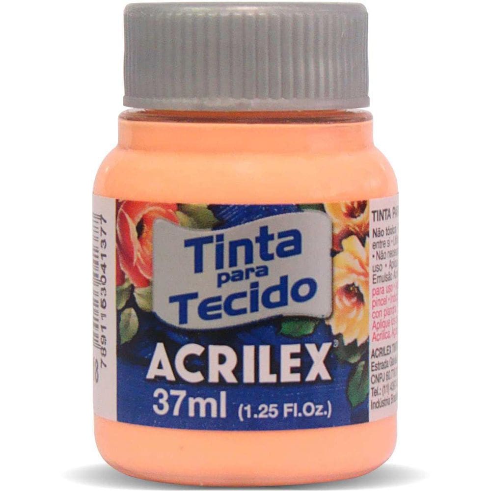 Tinta Tecido Fosca 037Ml Salmao