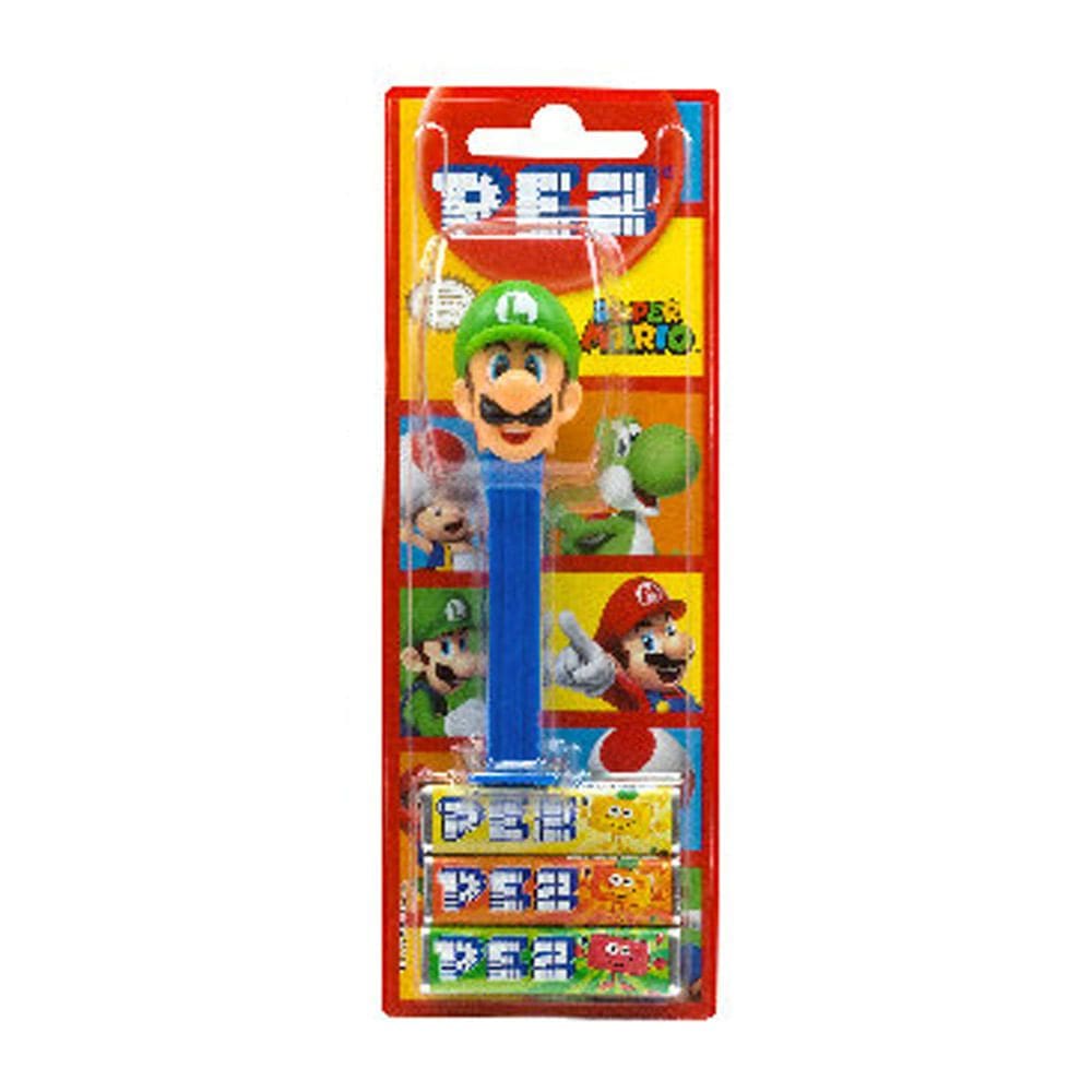 Pastilha Pez com Dispenser Super Mário Sabores e Personagens com 3 Unidades