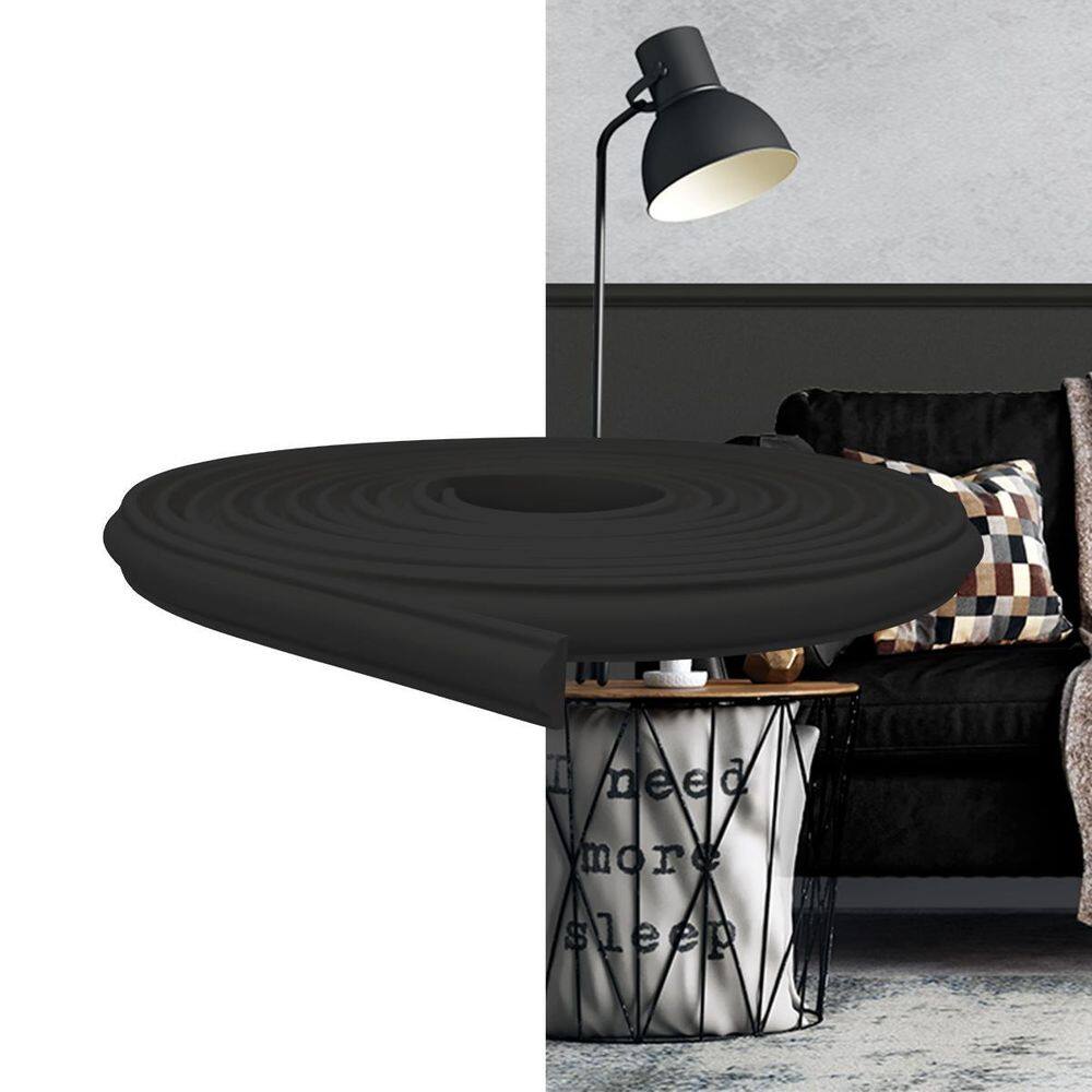 Rodameio Boiserie Eva Autocolante 2,3Cm Preto 10 Metros Meur