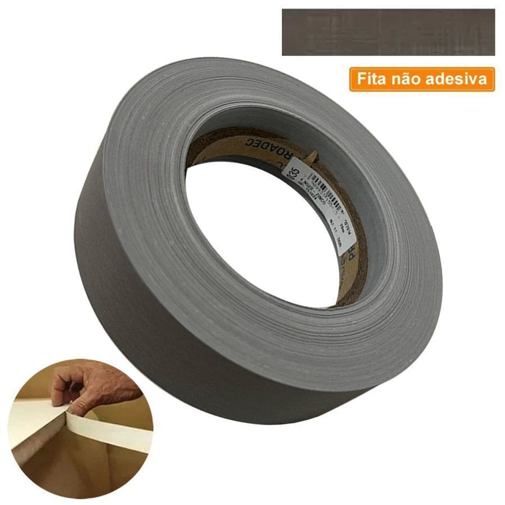 Fita De Borda PVC Zinco 35mm X 20m Proadec