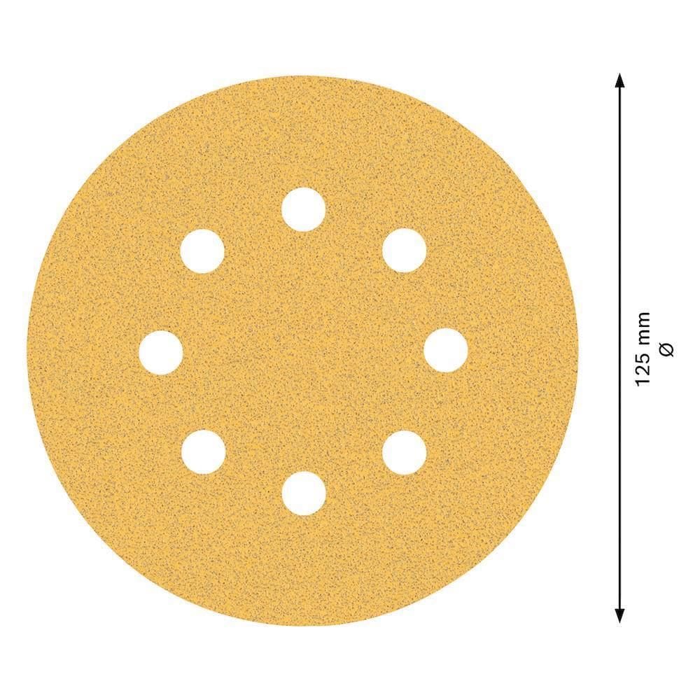 Disco De Lixa Bosch Expert C470 125Mm G80, 5 Peças