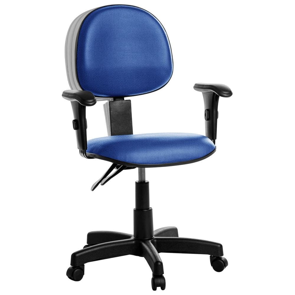 Cadeira Ergonômica Executiva Com Braço RJ Azul