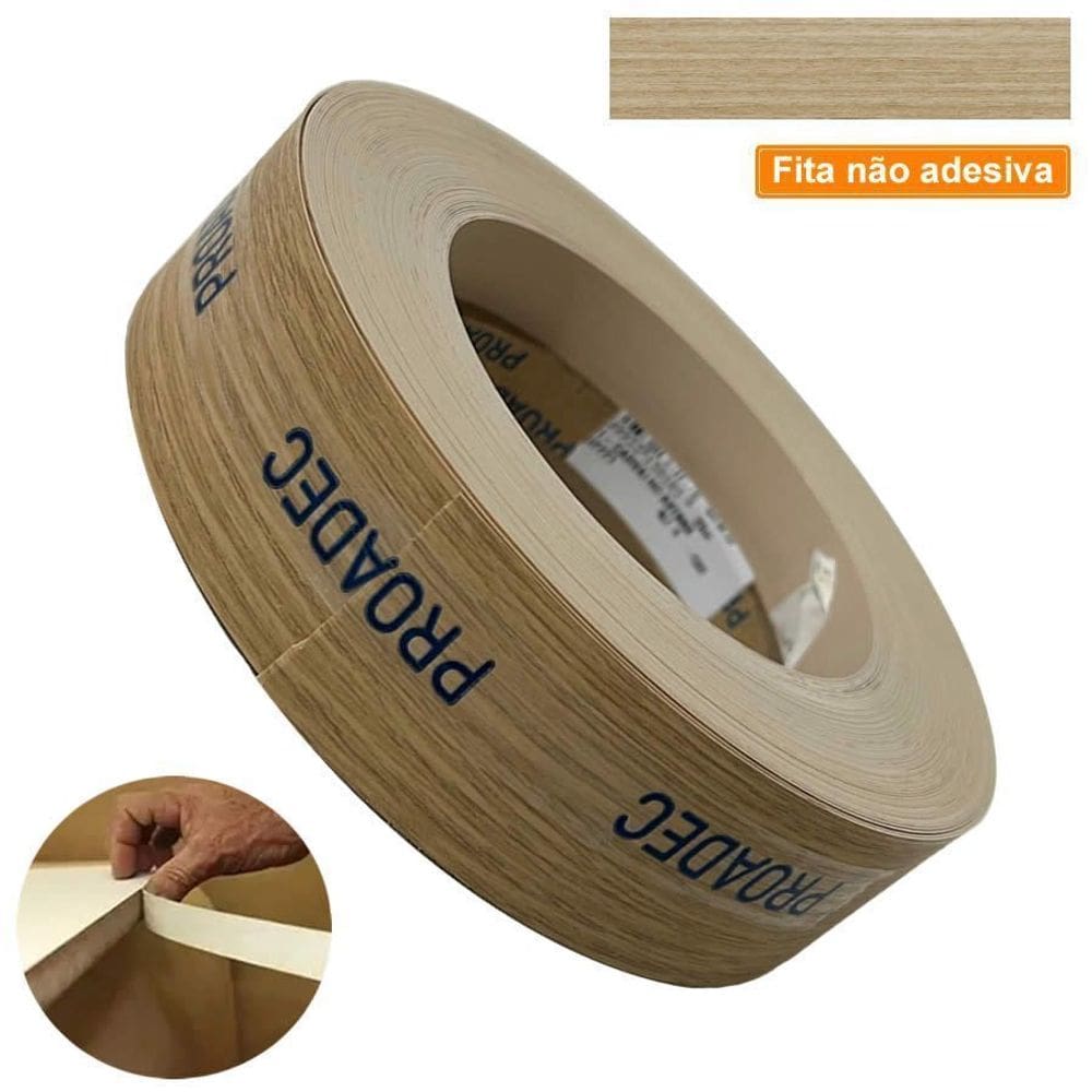 Fita De Borda PVC Carvalho Avenna 35mm X 20m Proadec