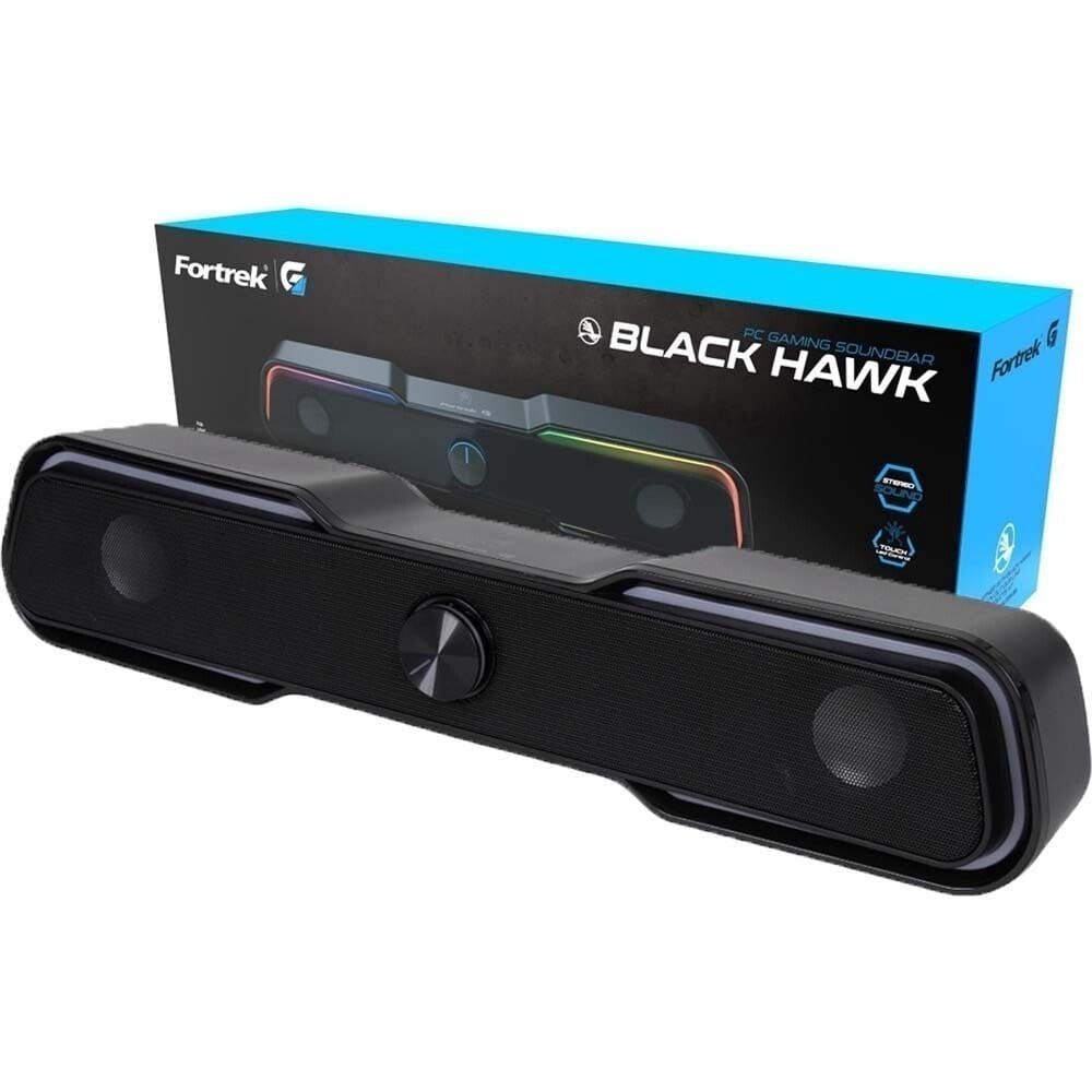 Soundbar Gamer 6W Black Hawk Led P2 73400 Fortrek