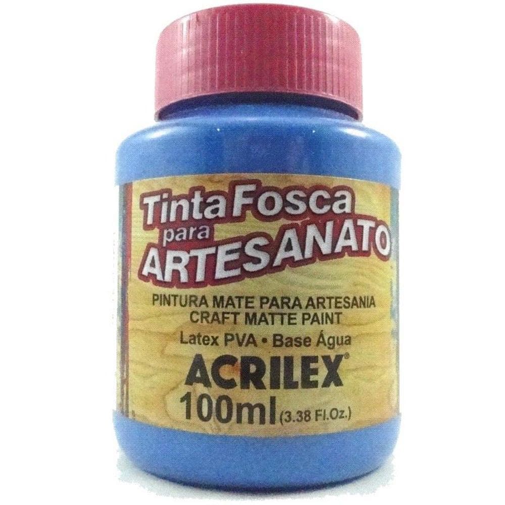 Tinta Acrilex Fosca Artes .100 Ml 568 Azul Cerúleo