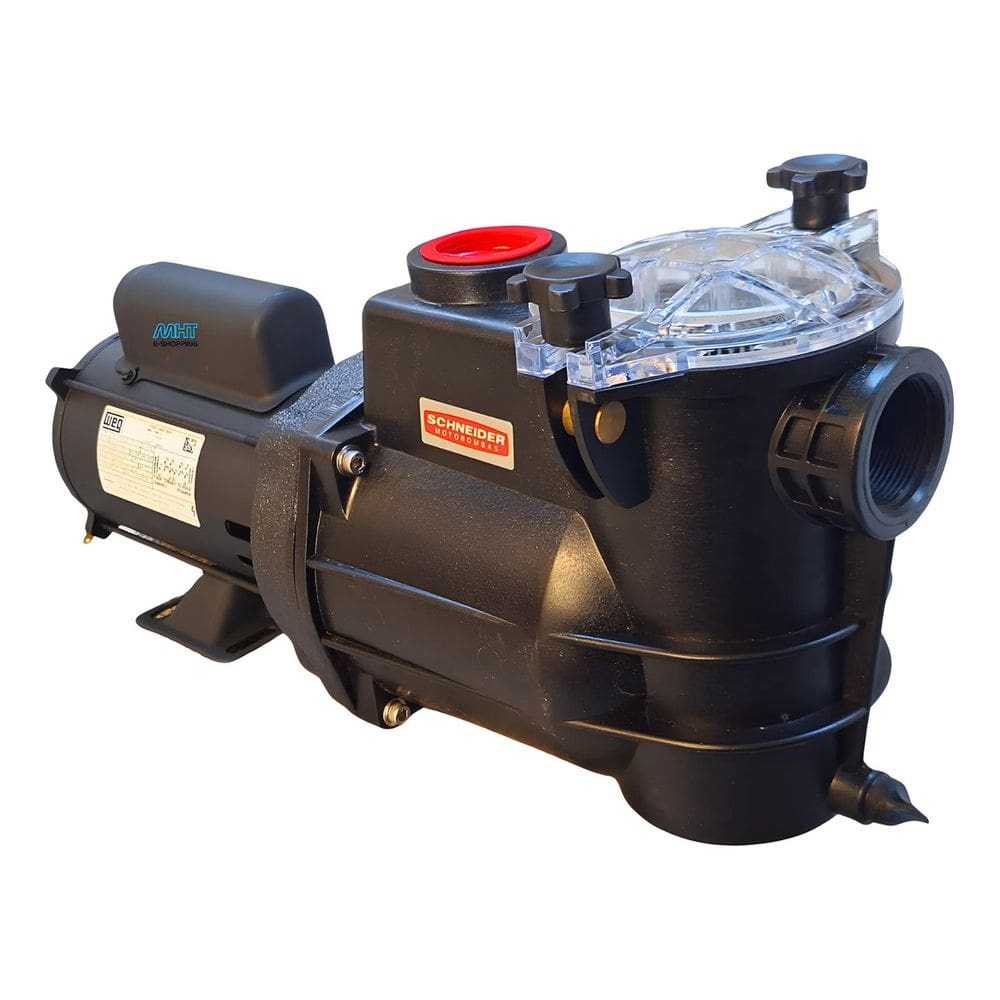 Motobomba 1,0cv Piscinas Até 113 Mil Litros Motor Weg Schneider