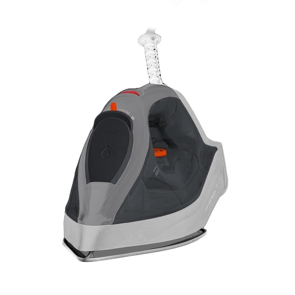 Ferro de Passar a Seco/Vapor Mallory Jupiter Maxx | Base Antiaderente, Cinza/Laranja/Branco