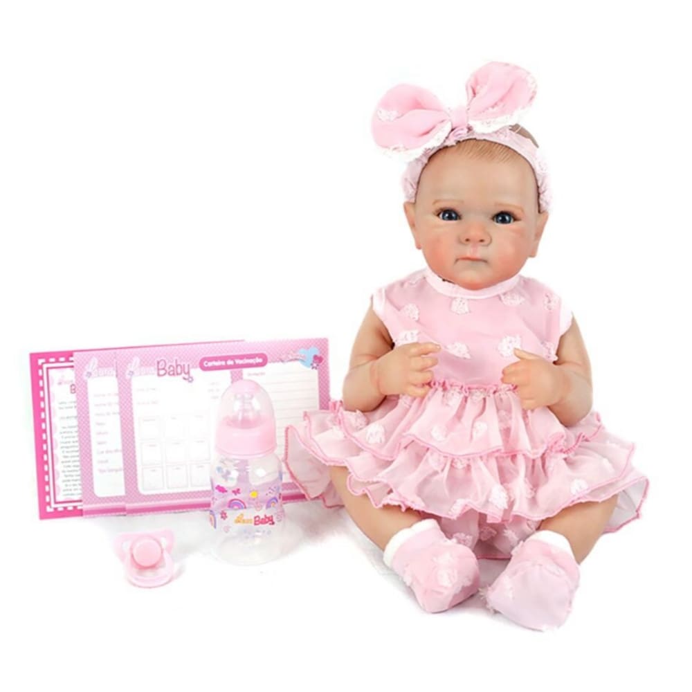 Boneca Bebê Reborn Laura Baby Abby - Shiny Toys