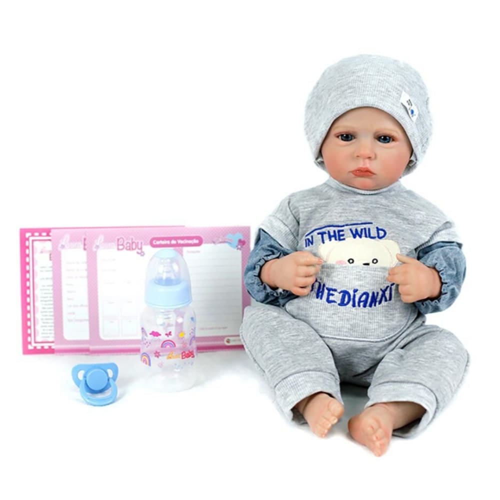Boneca Bebê Reborn Laura Baby Oliver - Shiny Toys