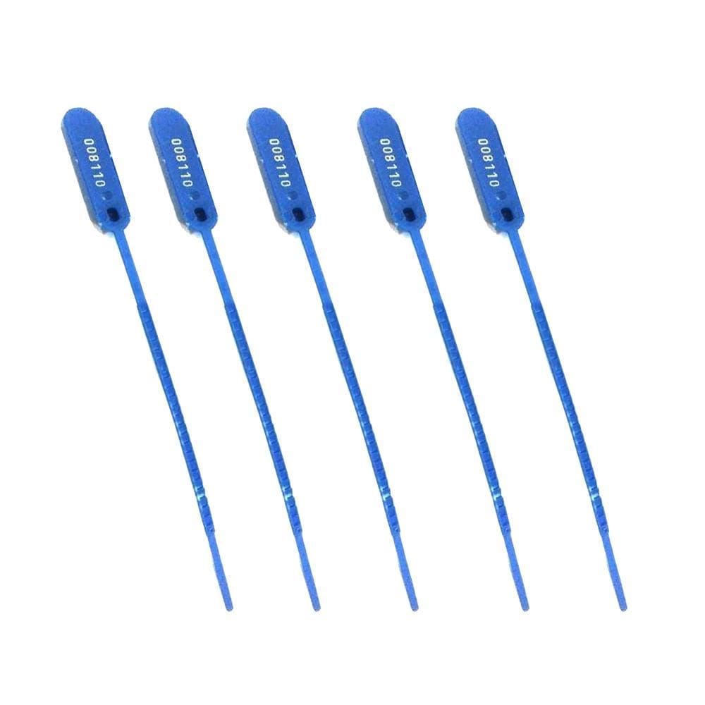 Lacre Para Malote Azul 16Cm100 Unidades Diversos Usos Kit 5