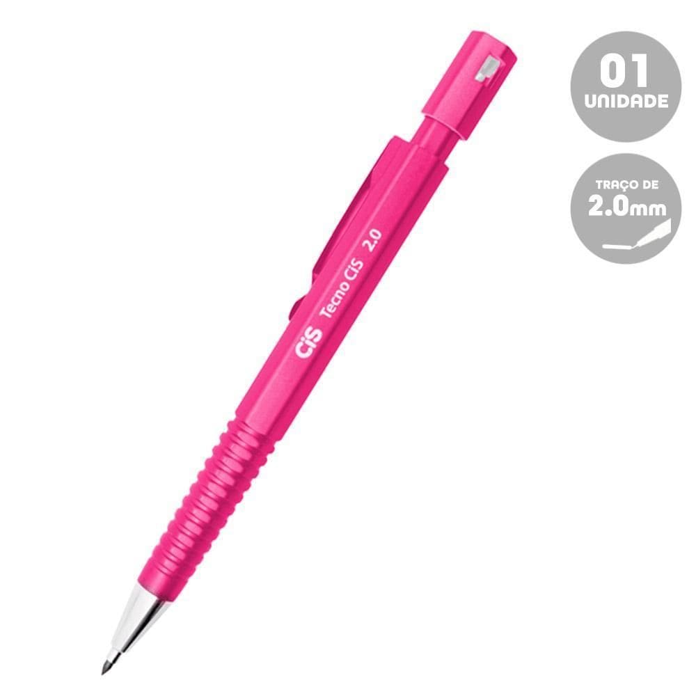 Lapiseira 2.0Mm Tecno Cis Rosa