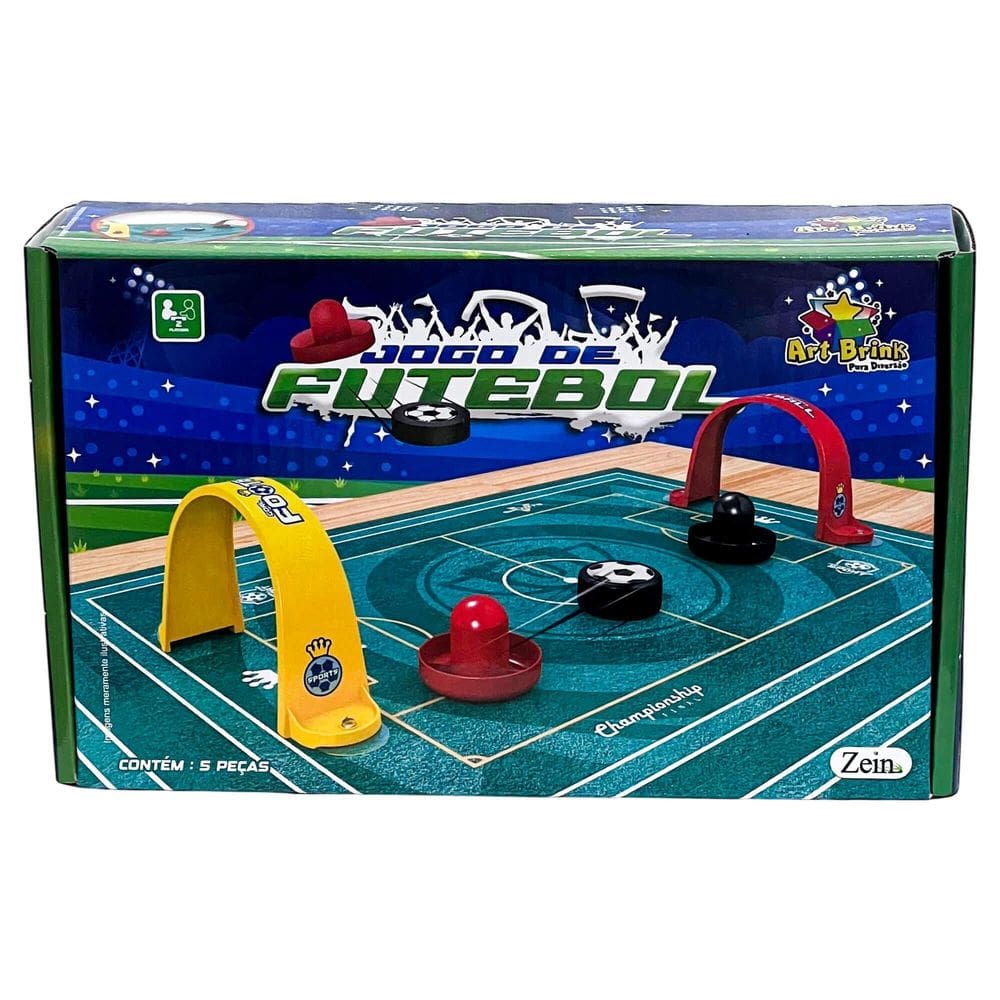 Brinquedo Futebol De Mesa Com Disco Que Desliza Hóquei
