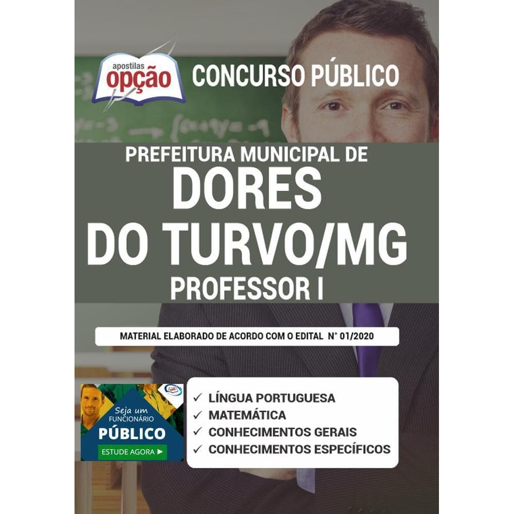 Apostila Prefeitura Dores Do Turvo Mg - Professor 1