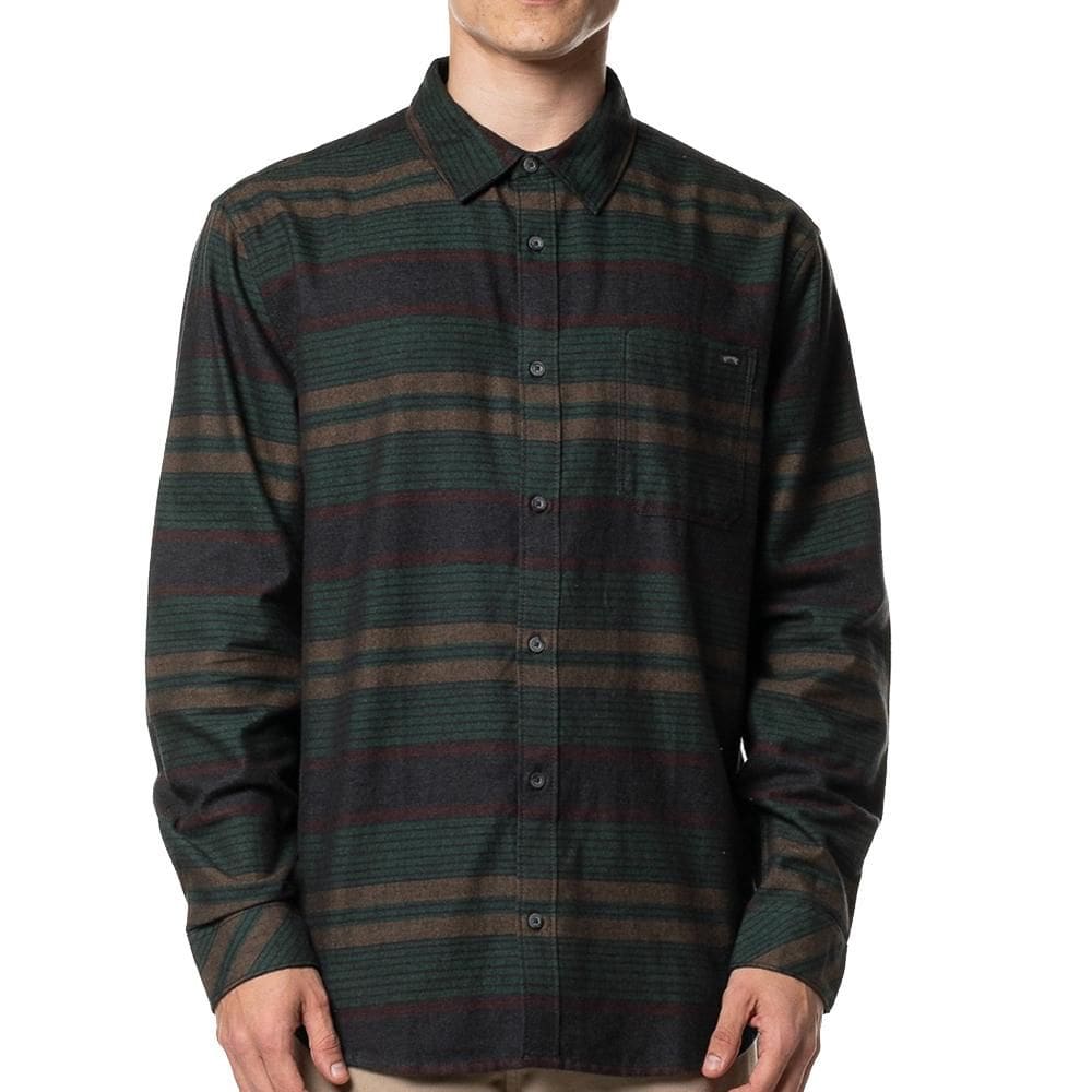 Camisa Billabong Manga Longa Coastline Flannel WT24 Jungle