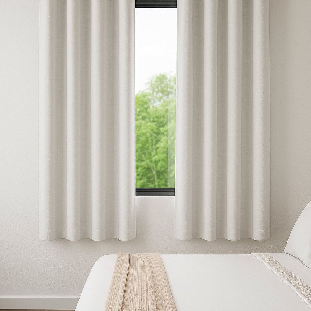 Cortina Tecido Blackout 270cm X 170cm Eclipse Simple Branco