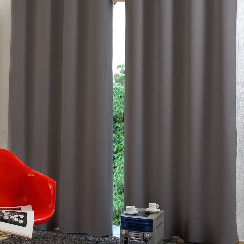 Cortina Duo Ilhós 270cm X 170cm Ecortina Cinza