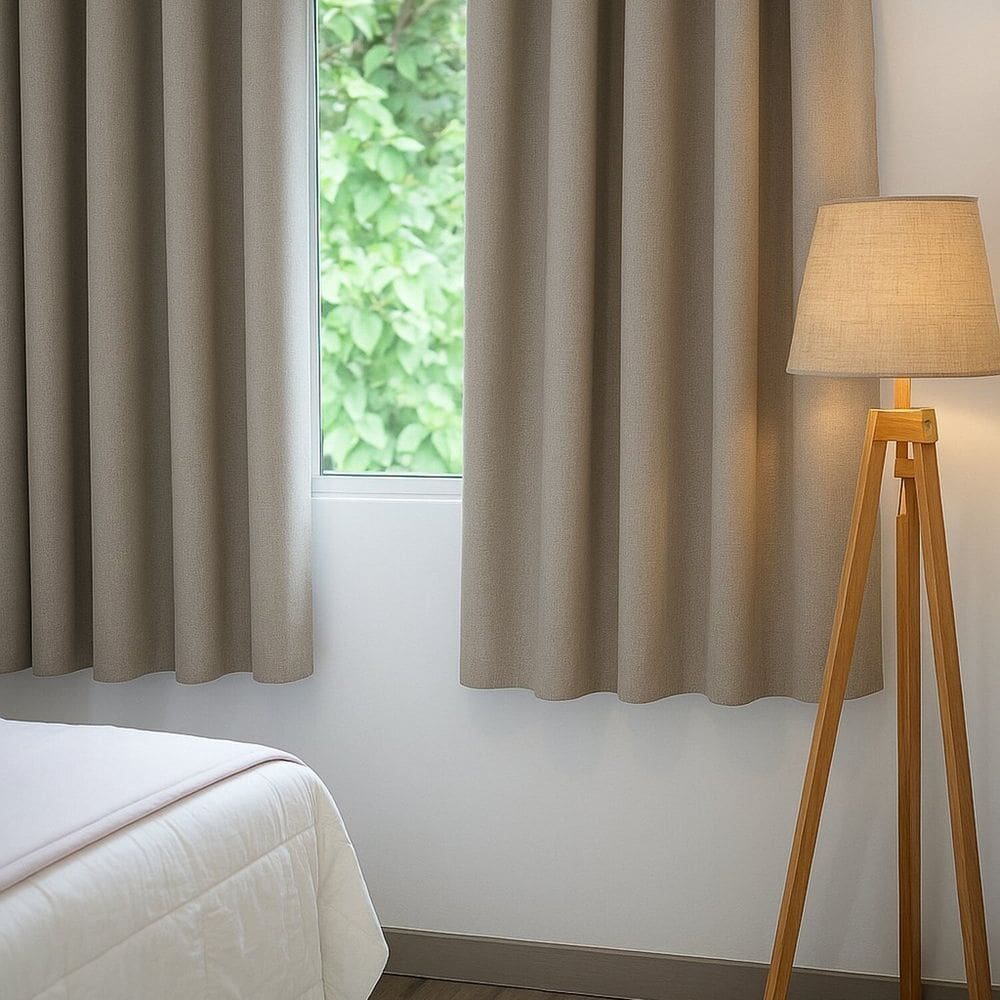 Cortina Tecido Blackout 270cm X 170cm Eclipse Astro Bege