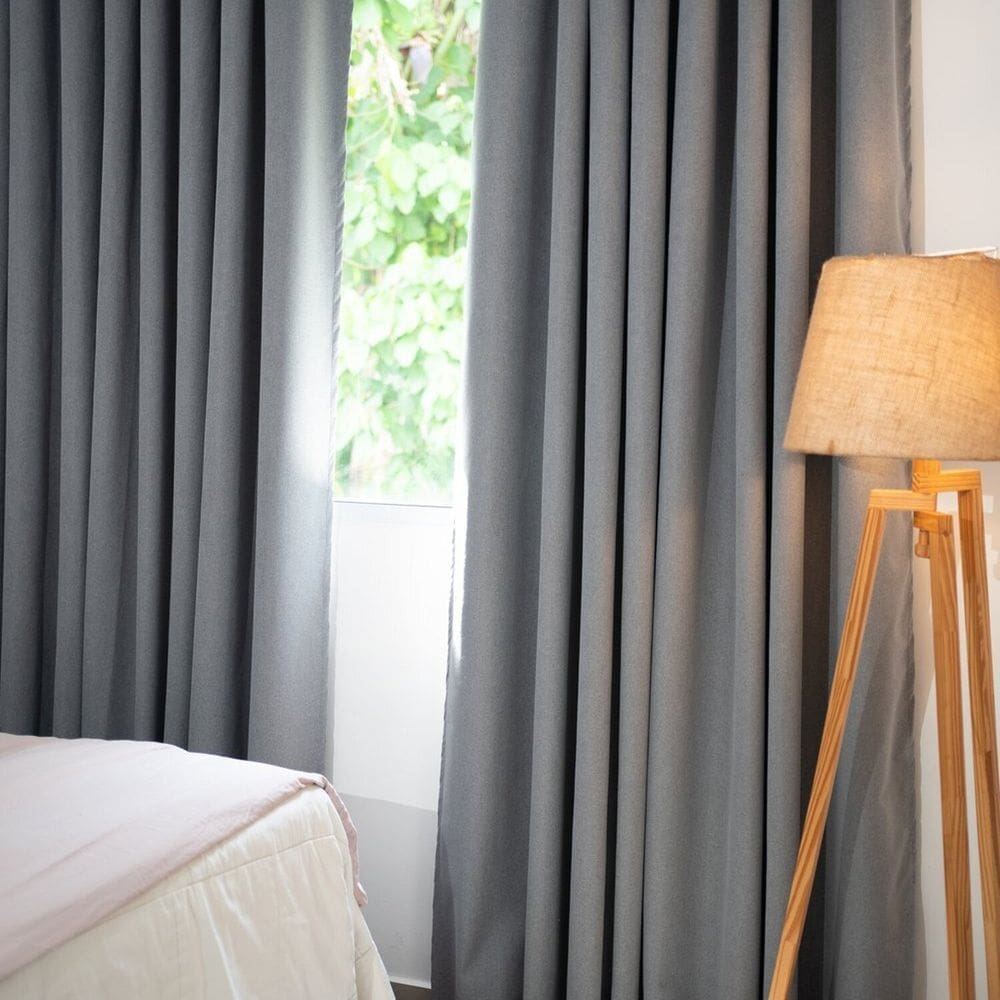 Cortina Tecido Blackout 270cm X 230cm Eclipse Astro Cinza