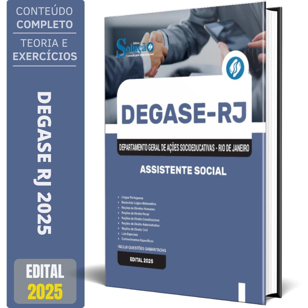 Apostila Concurso Degase Rj 2025 - Assistente Social
