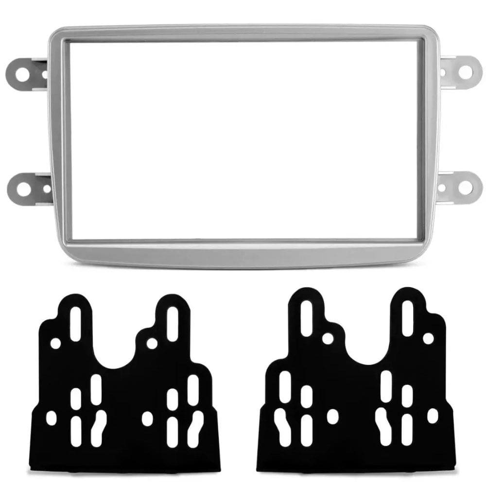 Moldura 2Din Renault Duster Sandero Logan Kwid Captur