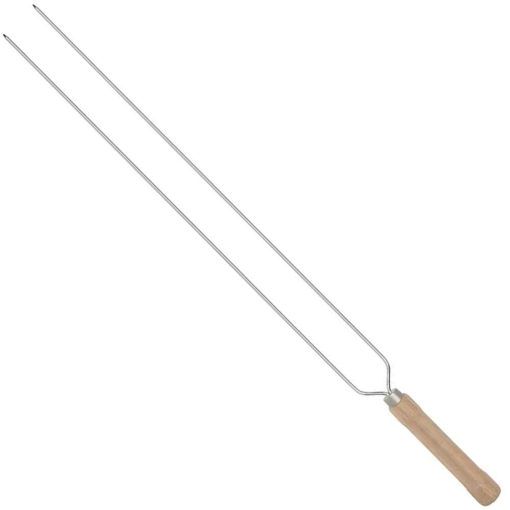 Espeto Duplo para Churrasco 55 CM 003206 MOR