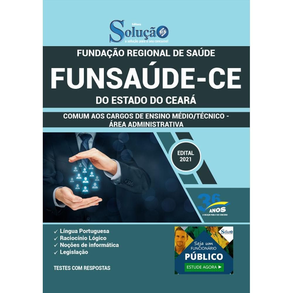 Apostila Funsaúde Ce - Cargos De Ensino Médio/Técnico