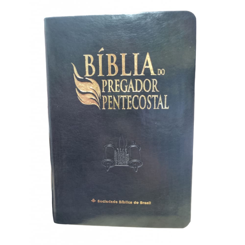 Biblia Do Pregador Pentecostal Média Preta Com Indice