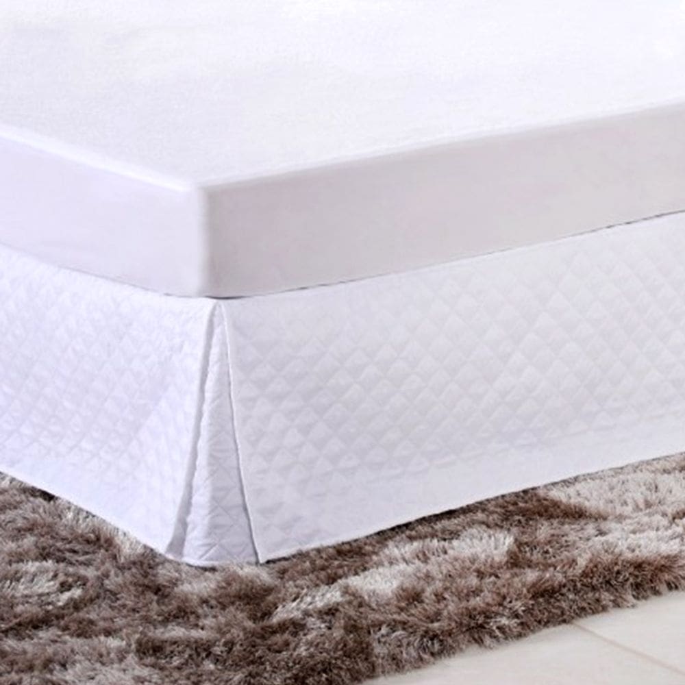 Saia Box Bene Casa Casal Ultra Lisse Impermeável Branco