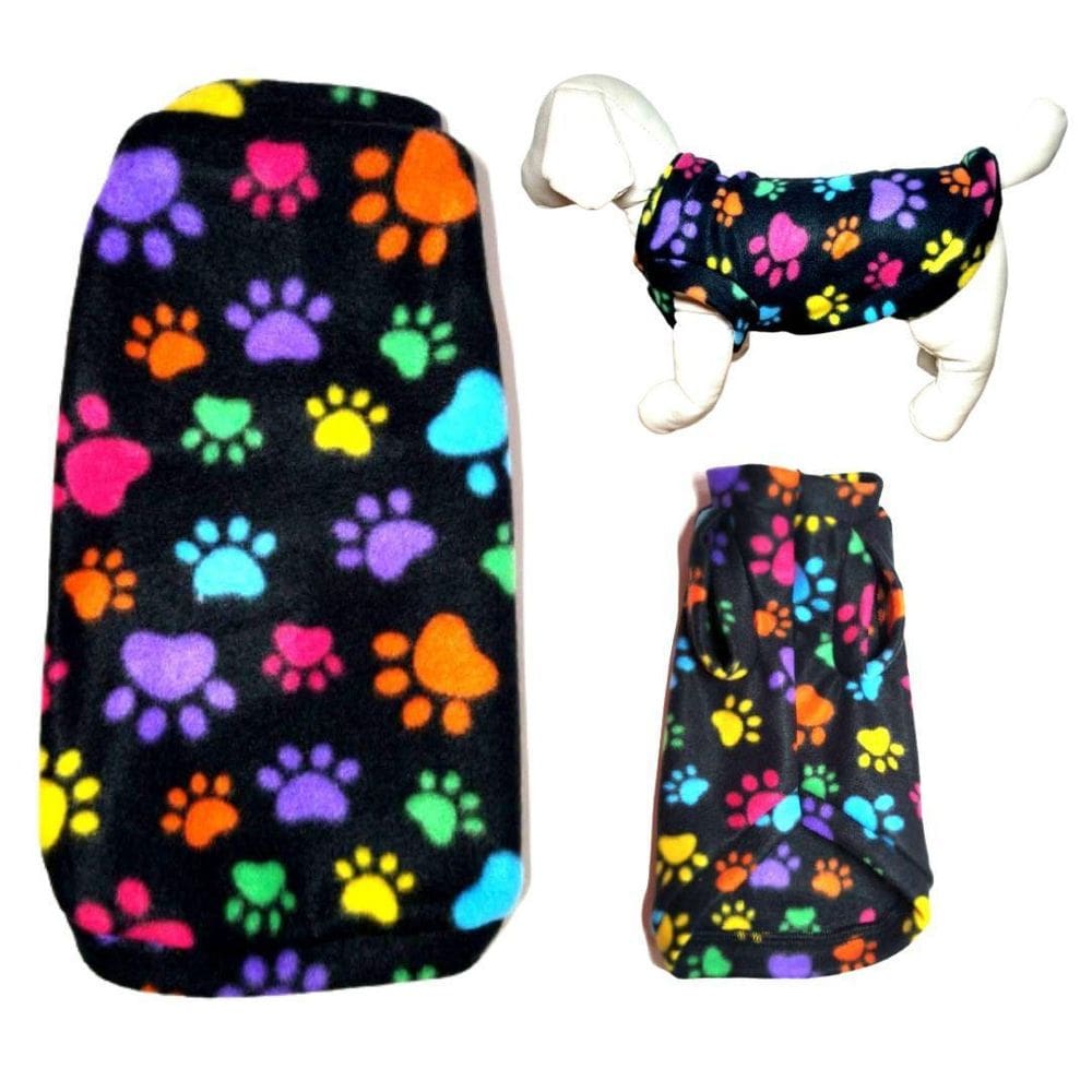 Roupa Para Cães - Suéter Inverno Preto Mosaico P