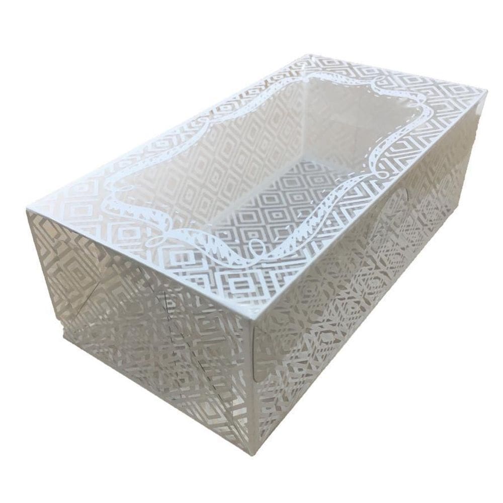 Caixa 8 Brigadeiros Branco Acetato