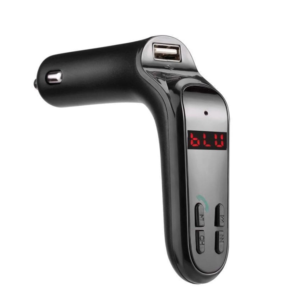 Transmissor Fm Veicular Bluetooth/Carregador Preto