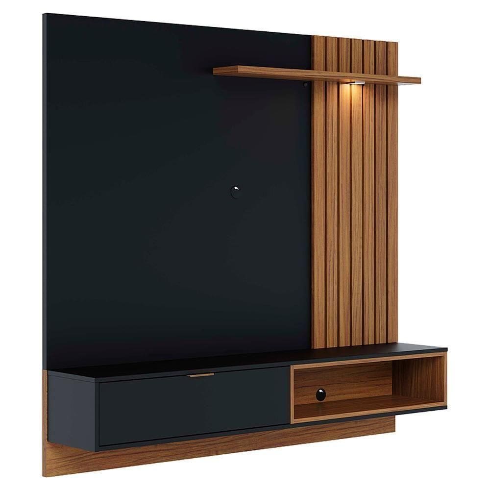 Painel Suspenso TV 60" 160 Cm Tocantins Colibri Noce Milano