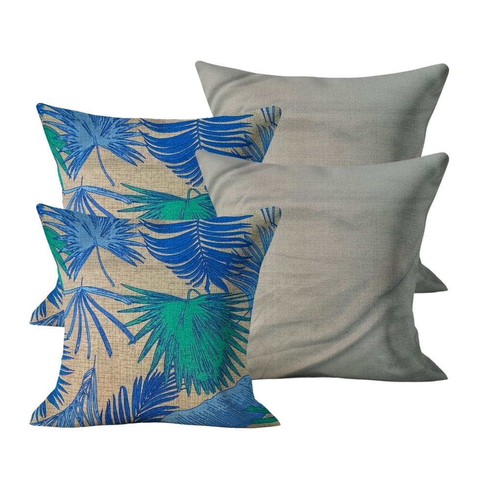 Kit 4 Capas de Almofada Decorativa 45x45cm Sofá Cama Kit 18
