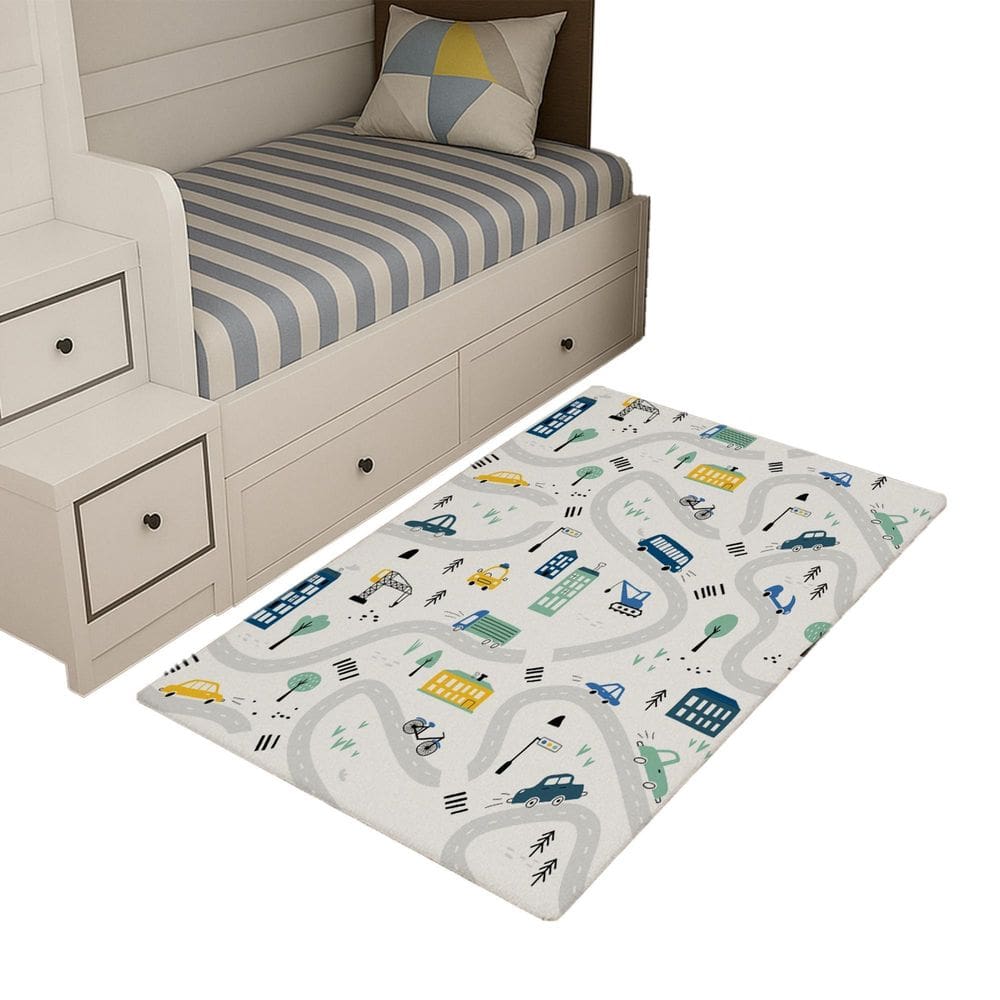 Tapete Infantil Estampado 1,00 X65 Decorativo Antiderrapante