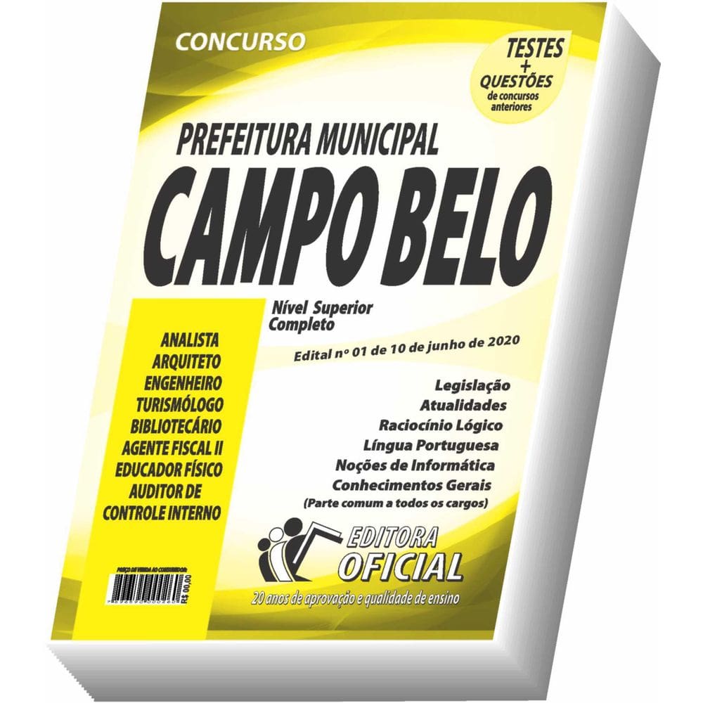 Apostila Campo Belo - Nível Superior - Edital 1