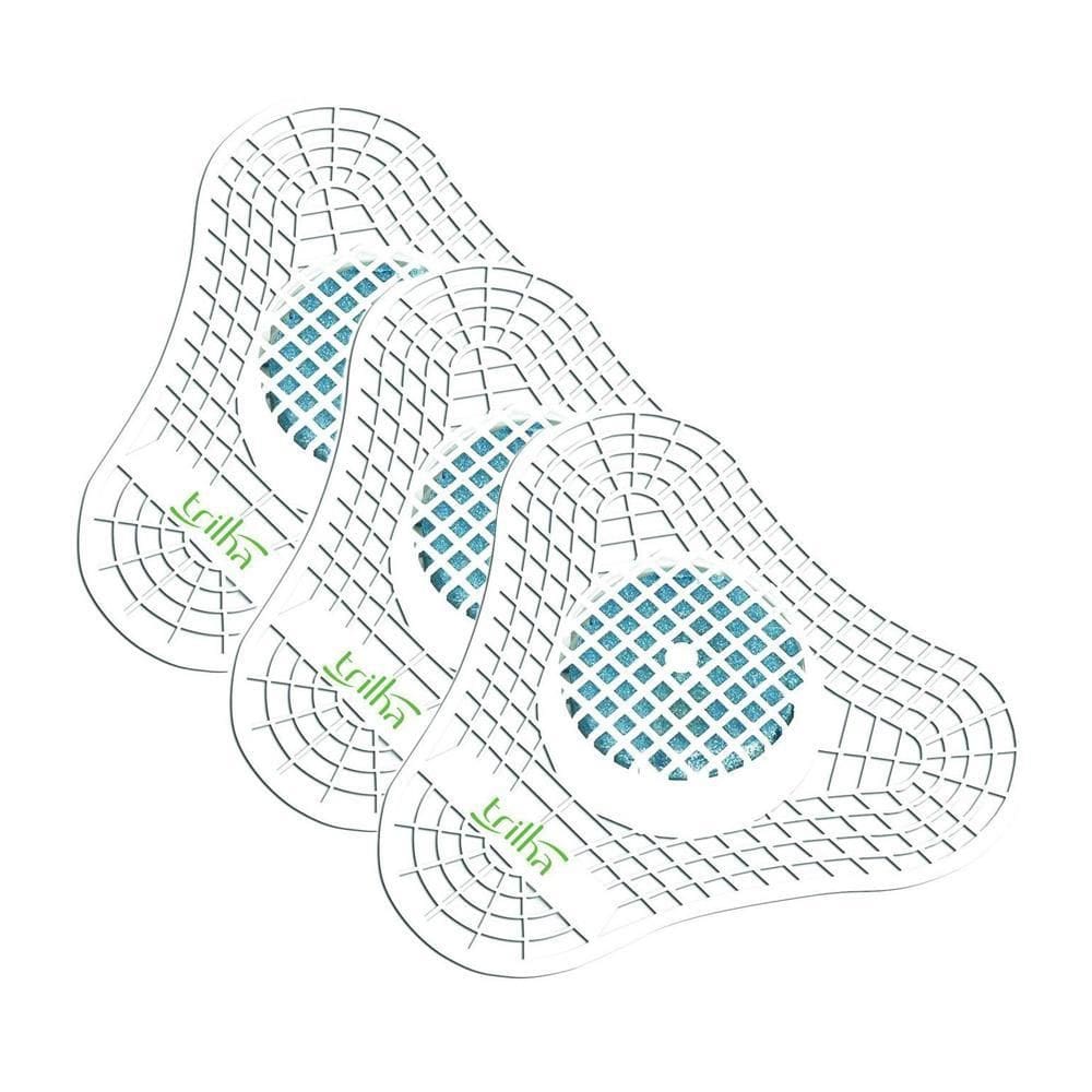 Tela Sanitária Trilha Para Mictório Fragrância Limão Kit 3