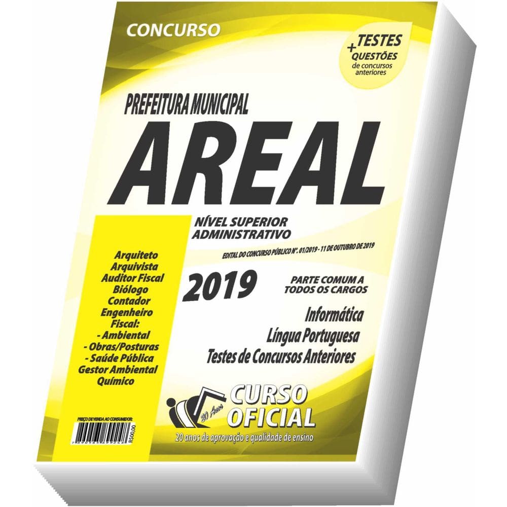 Apostila Areal - Nível Superior - Administrativo