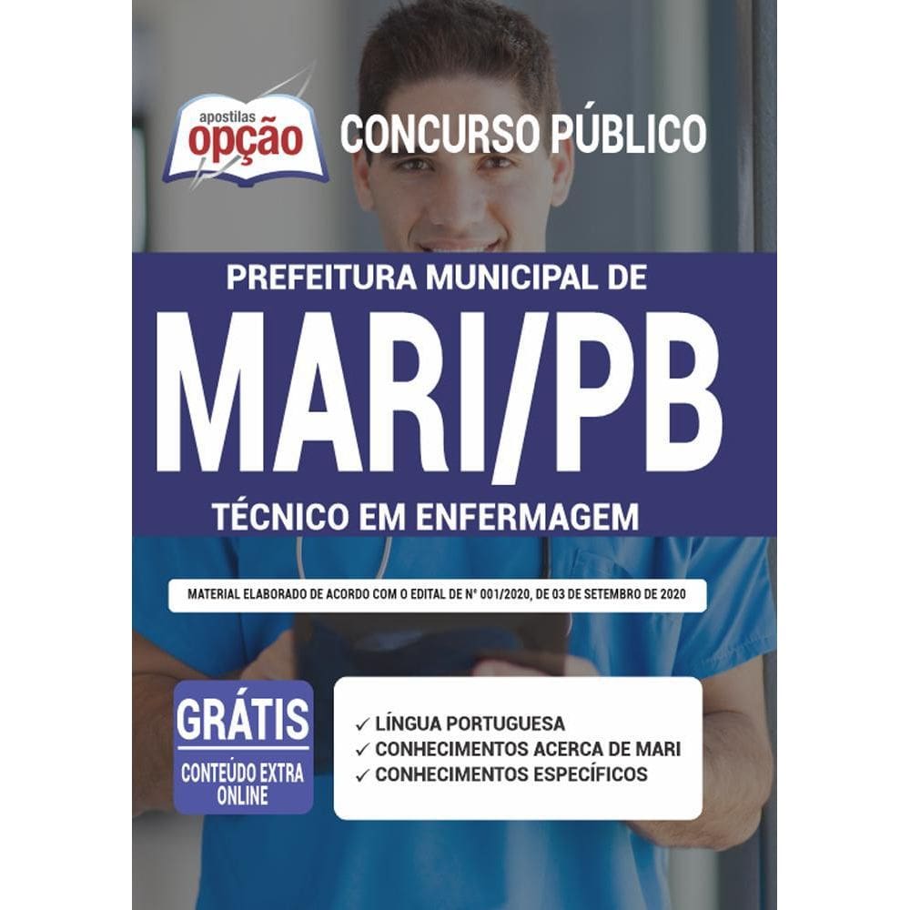 Apostila Prefeitura Mari Pb - Técnico Em Enfermagem