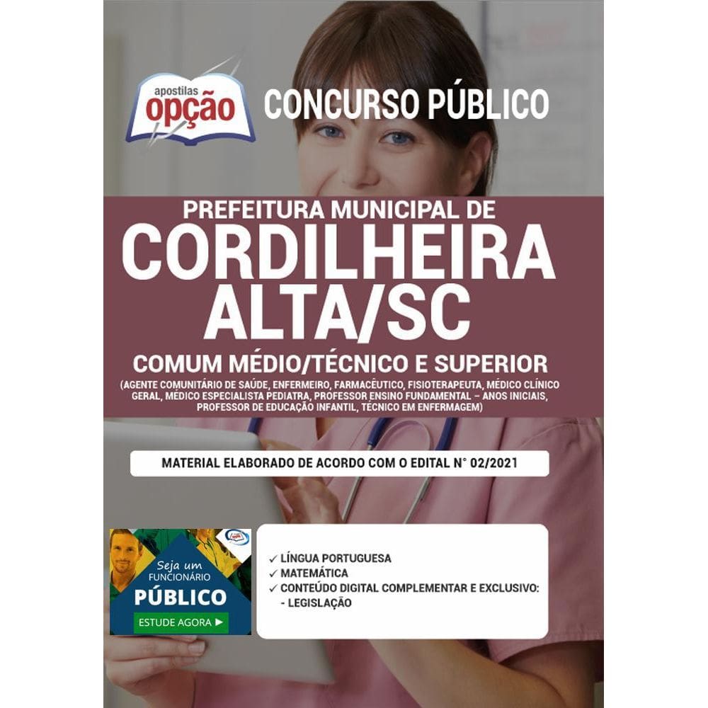 Apostila Cordilheira Alta Sc - Médio Técnico Superior