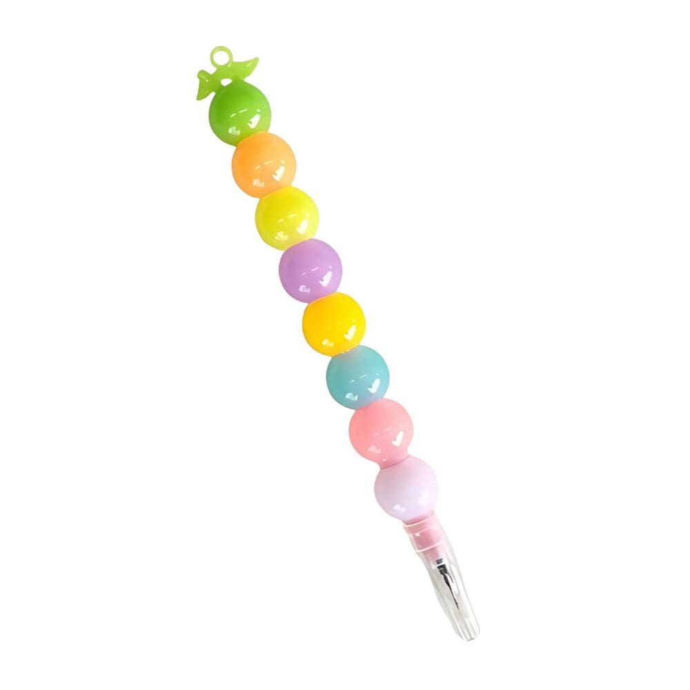 Caneta em Gel Bolinhas Ponta Fina 0.5mm Tinta Preta Coloridas Papelaria Divertida