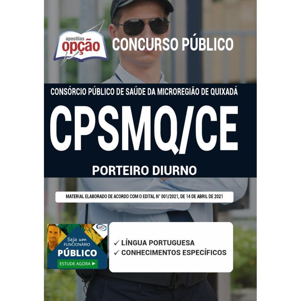 Apostila Concurso Cpsmq Quixadá Ce - Porteiro Diurno